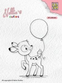 Nellie's Chopice - NCCS008 - Nellie's Cuties - young deer with balloon