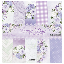Scrap And Me - Lovely day in violet - 30,5x30,5 cm