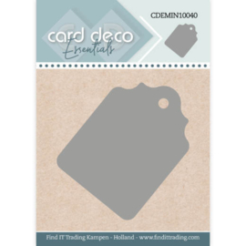 Card Deco Essentials - Mini Dies - Label - CDEMIN10040