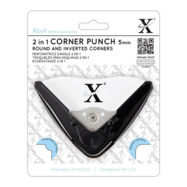 Xcut Corner Punch - 2 In 1 (5mm radius)