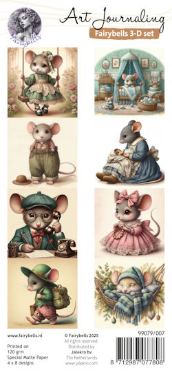 Fairybells - 3D setje Muizen 1 - 99079/007