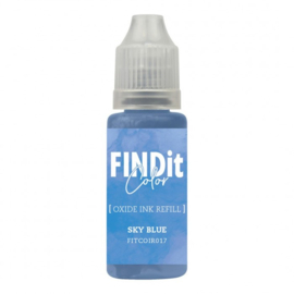 FindIt Color Oxide Ink Refill – Sky Blue - FITCOIR017