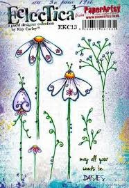 PaperArtsy Eclectica - Mounted Rubber Stamp Set -  EKC13