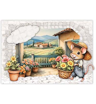 Creatief Art - RE2530-0185 - Mice Paradise 01