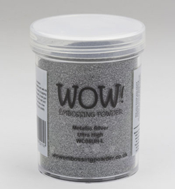 Wow! - WC05UH-L - 160 ml - Embossing Powder - Ultra High - Metallic Colours - Silver