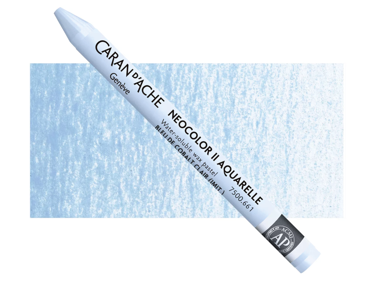 Caran d’ache - neocolor II – 661 Light Cobalt Blue Hue - 0318917661
