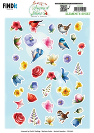 Cutting Sheet - Berries Beauties - Whispers of Nature - Small Elements - CD12441
