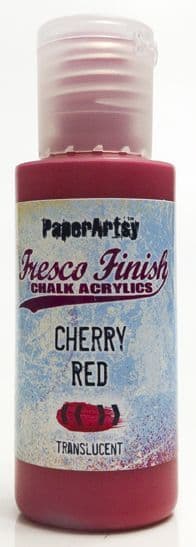 Fresco Finish - Cherry Red - FF86 -Tracy Scott - PaperArtsy