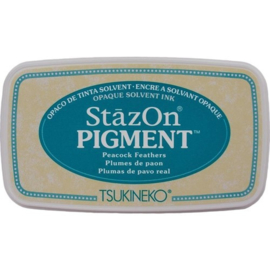 Stazon pigment inkpad SZ-PIG-062"Peacock feathers"