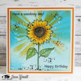 Visible image Sunflower Grunge Stamp Set