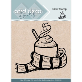 Card Deco Essentials - CDECS154 - Clear Stamps - Hot Chocolate