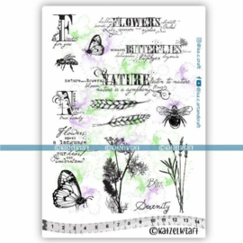 Katzelkraft - Nature & flowers  - Rubber Stamp - KTZ274