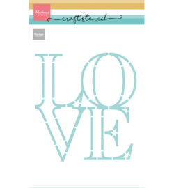Marianne Design - stencil LOVE - PS8193