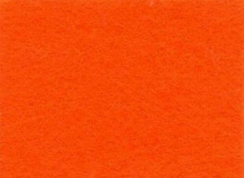 Viltlapjes viscose oranje  20x30cm - 1mm