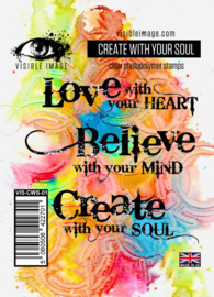 Visible image Create With Your Soul Stamp Set