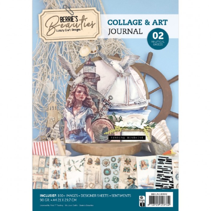 Berries Beauties - Collage & Art Journal 2 - Nautical Breeze - BBCA10002