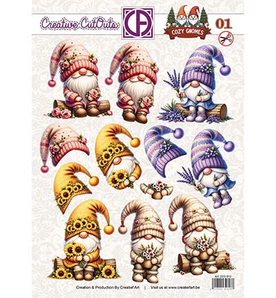 Creatief Art - CCO-012 - Cozy Gnomes 01