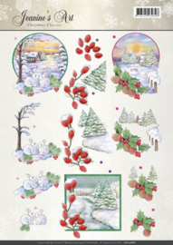 3D Knipvel - Jeanines Art - Christmas Classics - Landscapes CD10885