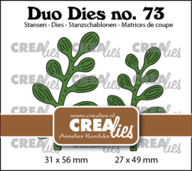 Crealies - Duo Dies no. 73, Blaadjes 20