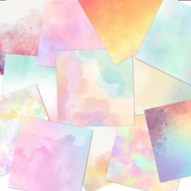 LaCreativ - Designpapier - Pastellzauber - Paper Pack 6x6 - 24 vellen dubbelzijdig