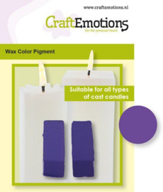 CraftEmotions Waskleurpigment violet 2 sticks 30 x 10 x 10mm = +/- 5 gr