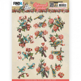 3D Knipvel - Amy Design - Botanical Garden - Colorful Birds - CD11907