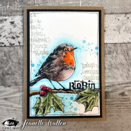 Visible image Christmas Robin Stamp Set