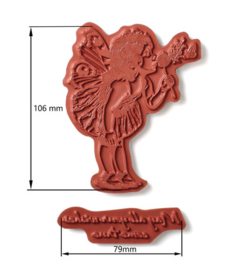 Cosmic Shimmer - Andy Skinner - Pre Cut Rubber Stamp Set - Make a wish