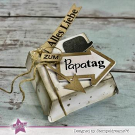 Kulricke - Stanzschablone - Burger Box - Craft Die - CD880