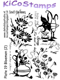 Kicostamps plate 19 Bloemen (A5)