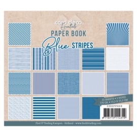 Card Deco Essentials - Paperbook - Blue Stripes - CDEPP009