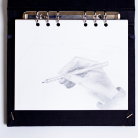 MyArtBook schetspapier 120 g/m2 ivoorkleurig papier – formaat A5