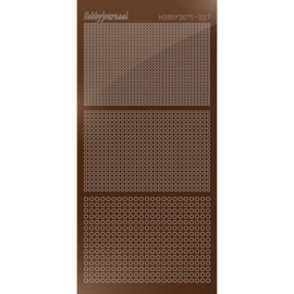 Hobbydots sticker - Mirror Brown