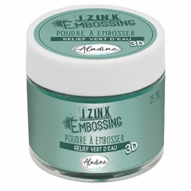 Aladine Izink Embossing Powder Water Green 10224