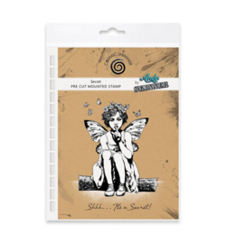 Cosmic Shimmer - Andy Skinner - Pre Cut Rubber Stamp Set - Secret