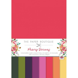 The Paper Boutique - PB1981 -  Peony Dreams Colour Card Collection