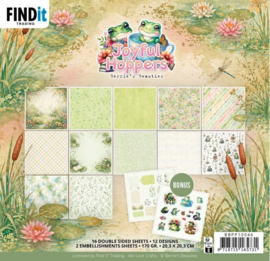Paperpack - Berries Beauties - Joyful Hoppers 20 x 20 cm - BBPP10046