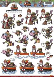 3D Knipvel - Yvonne Creations - Sinterklaas HJ9201