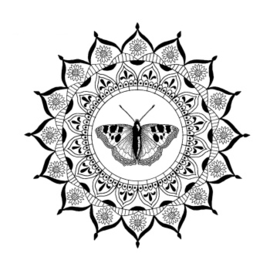 Crafty Individuals CI-610 -'Summer Mandala' Unmounted Rubber Stamps