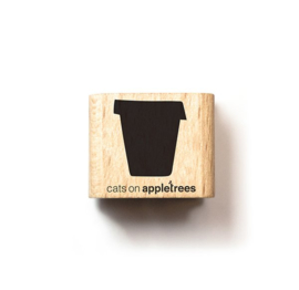 Cats on Appletrees - 2679 - Ministempel - Bloempot