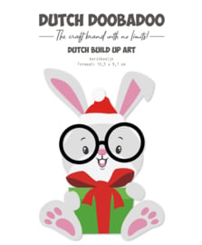 Dutch Doobadoo - Card Art Build up kerstkonijn - 470.784.316