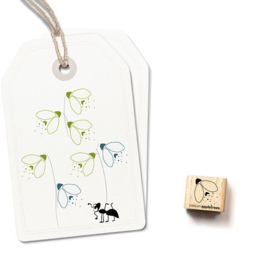 Cats on Appletrees - 27266 - Ministempel  - Sneeuwklokje 1