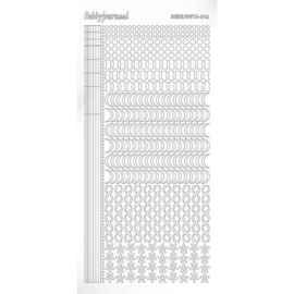 Hobbydots sticker - Adhesive White