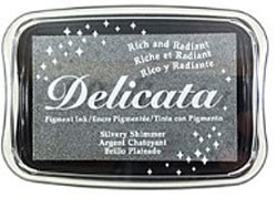 Delicata large inkpads	DE-000-192 Silvery Shimmer