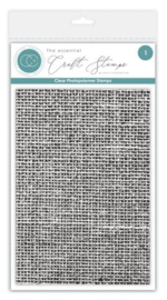 Craft Consortium - The Essential Craft Stamps - Hessian Texture - Photopolymer Stamp - CCESTMP004