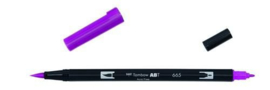 Tombow ABT brushpen purple ABT-665