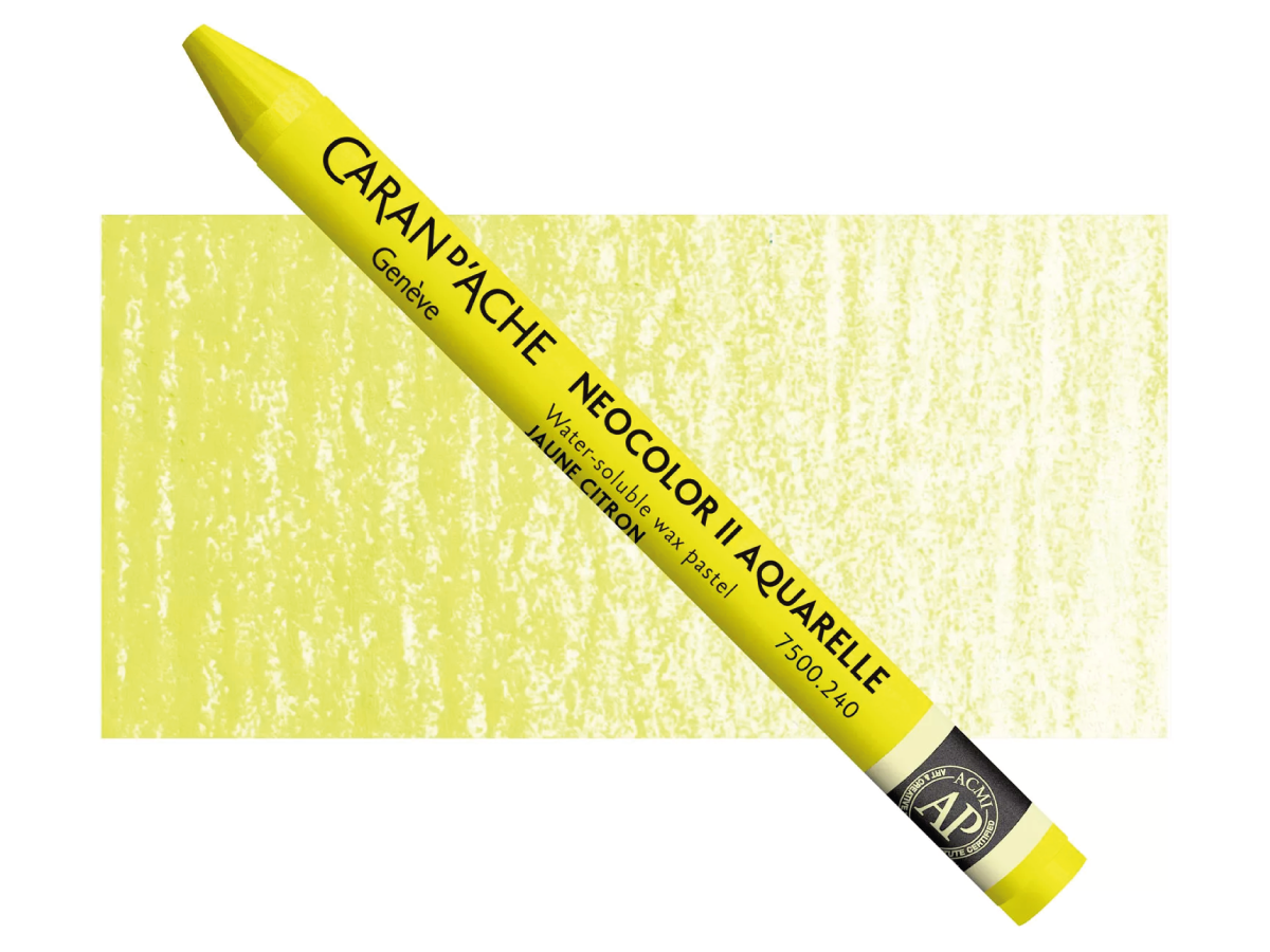 Caran d’ache - neocolor II – 240 Lemon Yellow - 0318917240