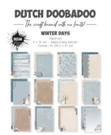 Dutch Doobadoo Designpapier Winter days - 473.005.055