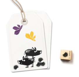 Cats on Appletrees - 2364 - Ministempel - Kastanje