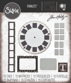 Sizzix Thinlits Die Set 15PK - Vault Picture Show